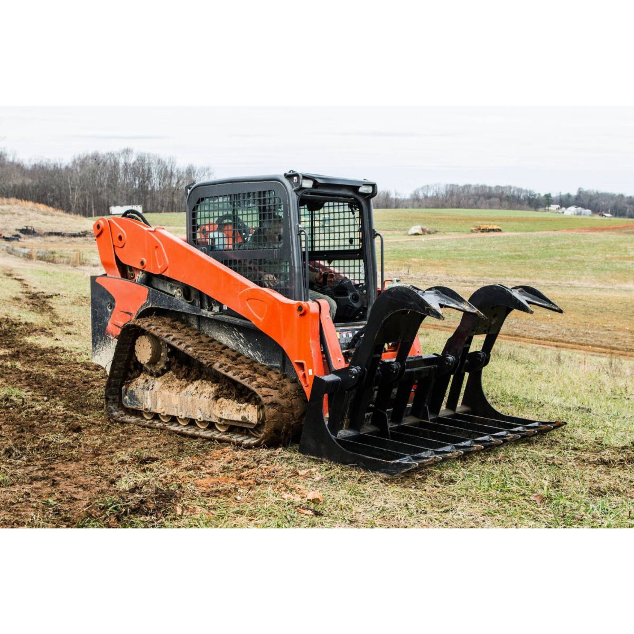 Loflin Fabrication Standard Duty Skid Steer Root Grapple