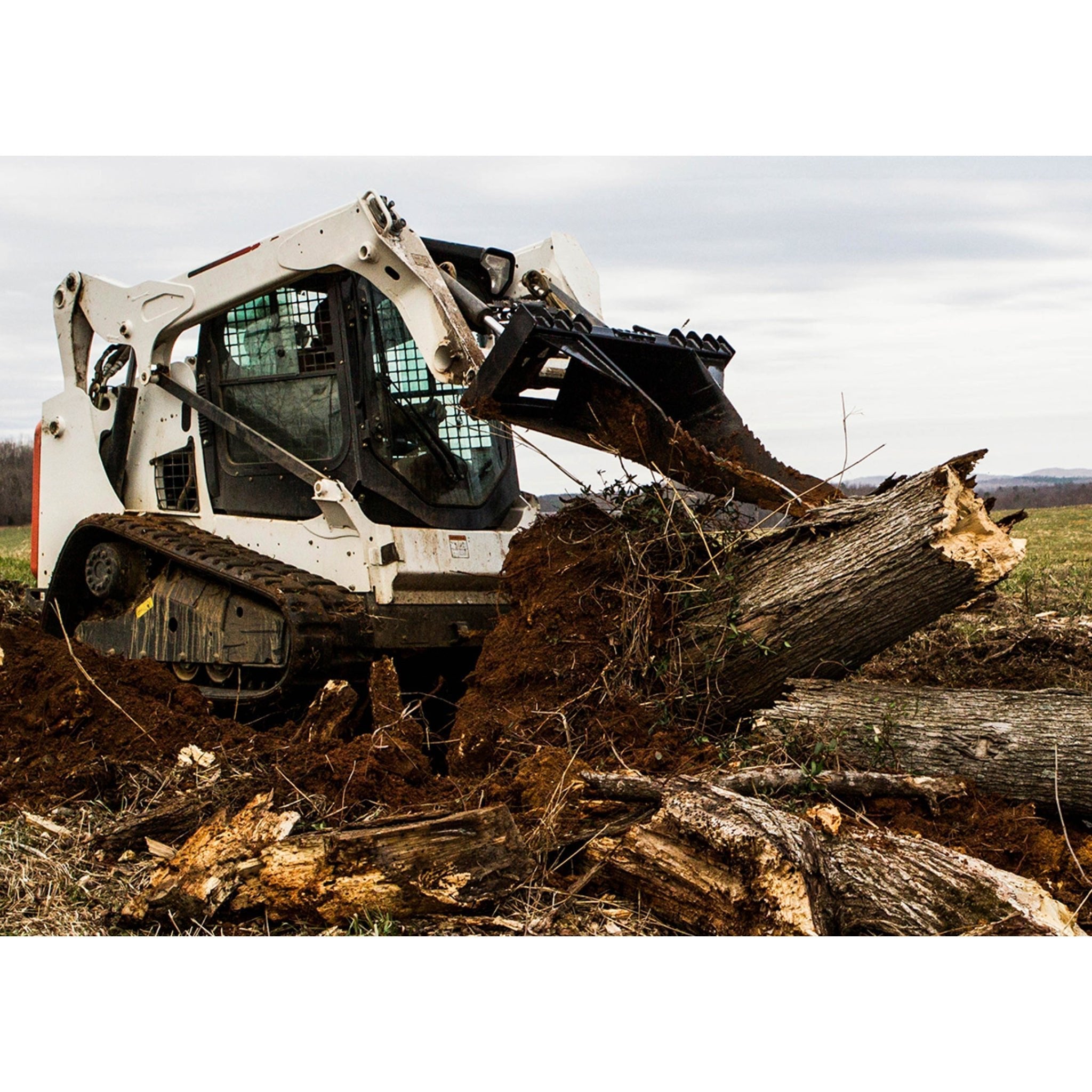 Loflin Fabrication Skid Steer Stump Bucket