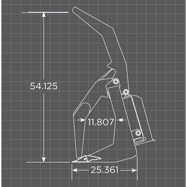 Loflin Fabrication Vertical Skid Steer Root Grapple