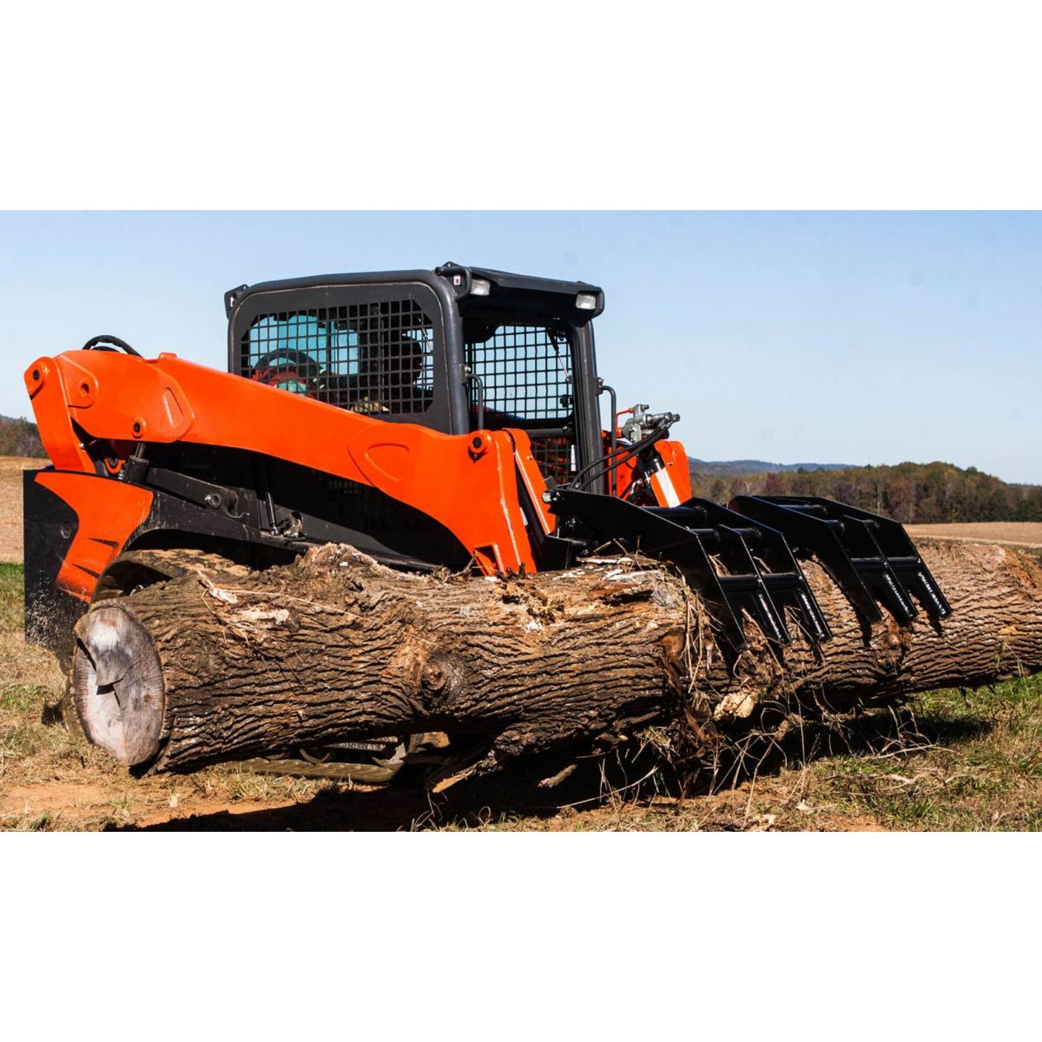 Loflin Fabrication Vertical Skid Steer Root Grapple