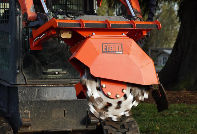 Eterra Vortex Stump Grinder for Skid Steer, Mini Skid Steer & Excavator