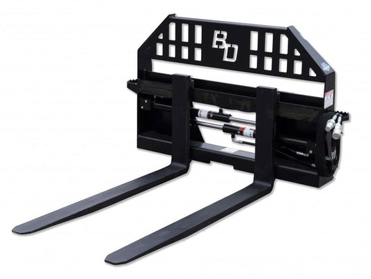 BLUE DIAMOND | Hydraulic Adjusting Pallet Forks for Skid Steer