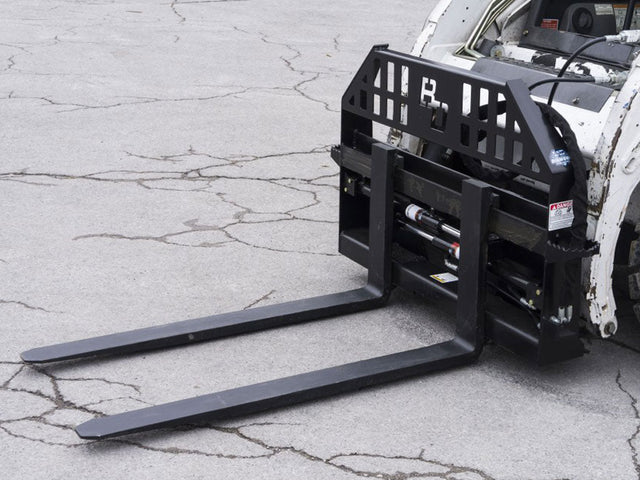 BLUE DIAMOND | Hydraulic Adjusting Pallet Forks for Skid Steer