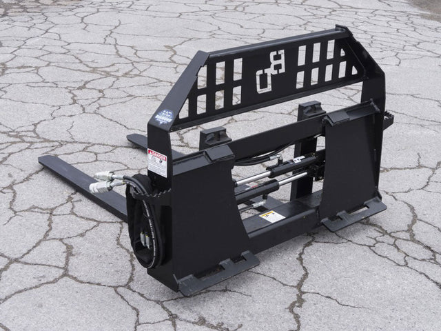 BLUE DIAMOND | Hydraulic Adjusting Pallet Forks for Skid Steer